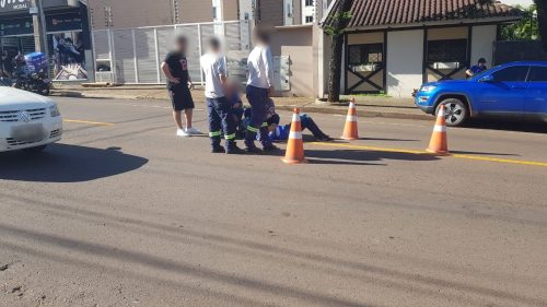 Imagem referente a Jovem de 24 anos fica ferido em acidente no Jardim Independência