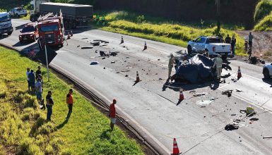 Imagem referente a Casal morre em grave acidente na BR-277 em Cantagalo