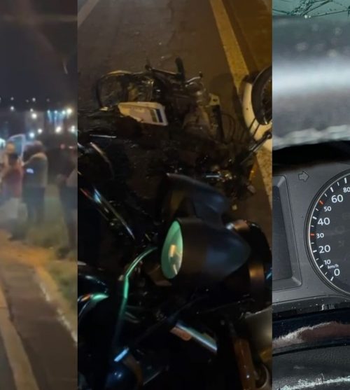 Imagem referente a Motociclista morre ao ser atingido na traseira por automóvel próximo à Havan de Umuarama