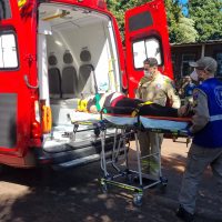 Imagem referente a Jovem grávida fica ferida em acidente de trânsito na Rua Bom Jesus