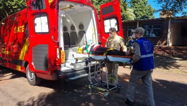 Imagem referente a Jovem grávida fica ferida em acidente de trânsito na Rua Bom Jesus