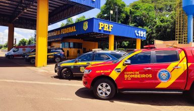 Imagem referente a Forças de segurança se reúnem no posto da PRF em Cascavel para lançamento da Operação Rodovida