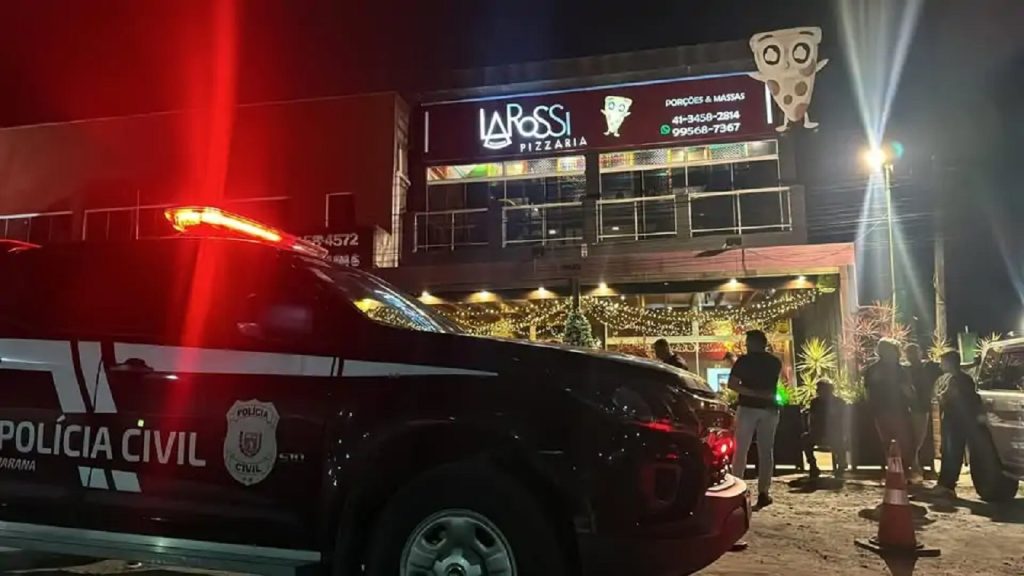 Gerente de pizzaria mata funcionário a tiros no litoral do Paraná