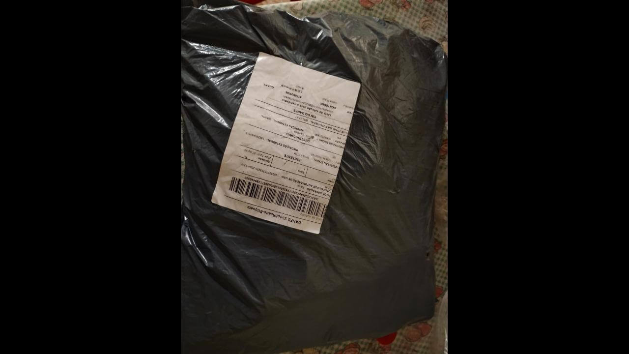 Foi achado uma encomenda no bairro Santa Cruz