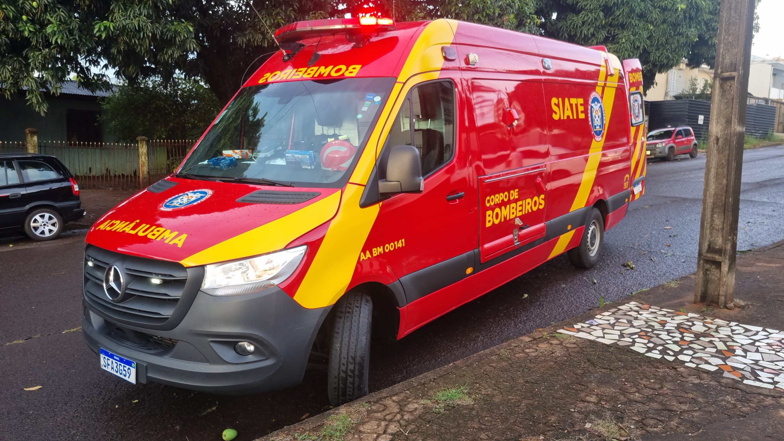 Idosa de 80 anos sofre queda e fica ferida no Cancelli