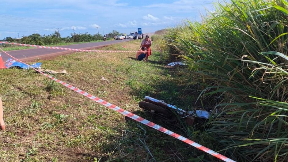 Motociclista de 29 anos morre ao ser atingida por Ford Ranger em acidente na BR-163
