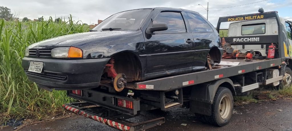 Gol furtado em Corbélia é recuperado no loteamento Colina Verde em Cascavel