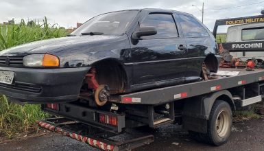 Imagem referente a Gol furtado em Corbélia é recuperado no loteamento Colina Verde em Cascavel