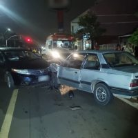 Imagem referente a Honda City e Monza se envolvem em acidente na região norte e motorista acaba detido