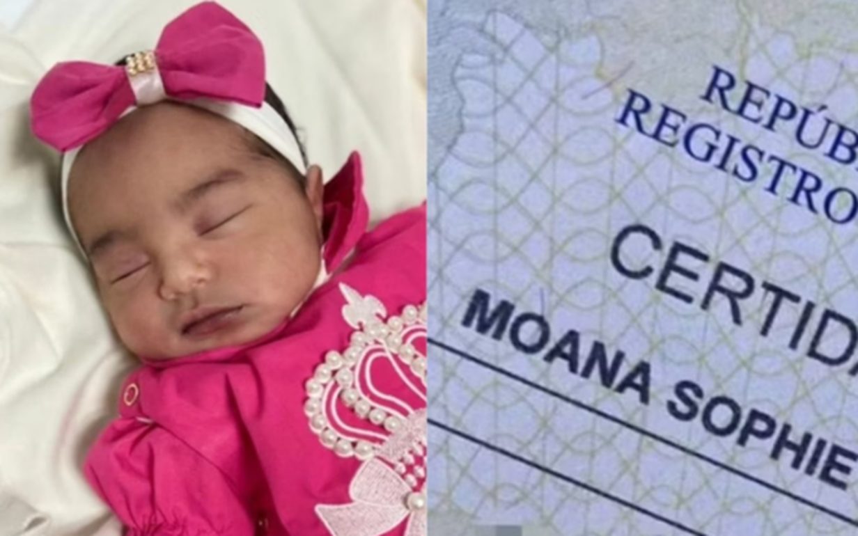 Surpresa no cartório: pai registra filha com nome de princesa da Disney