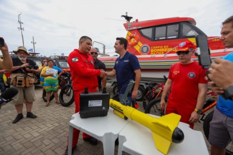 Imagem referente a Sonar, drones e lanchas: Bombeiros reforçam estrutura contra afogamentos