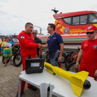 Imagem referente a Sonar, drones e lanchas: Bombeiros ganham estrutura para lutar contra afogamentos