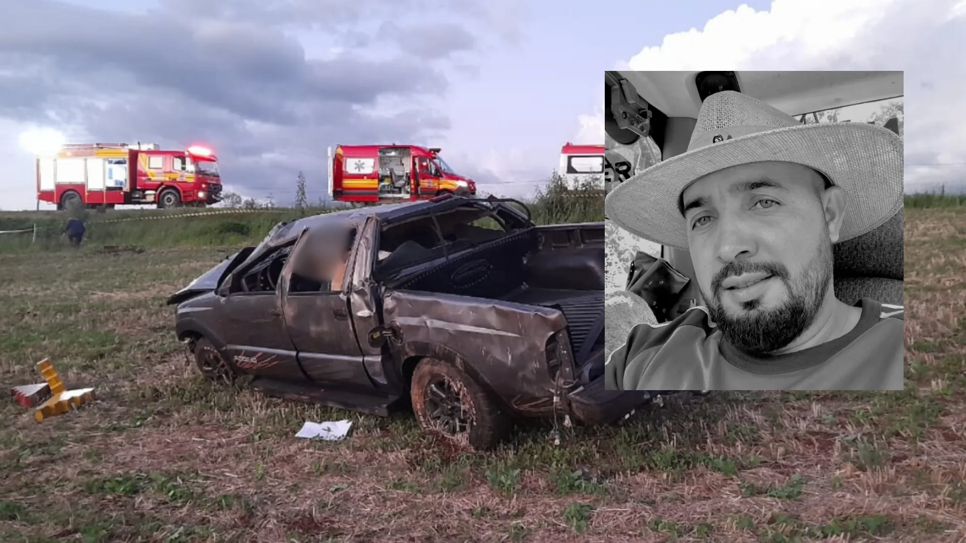 Secretário de Obras morre em capotamento na rodovia BR-163