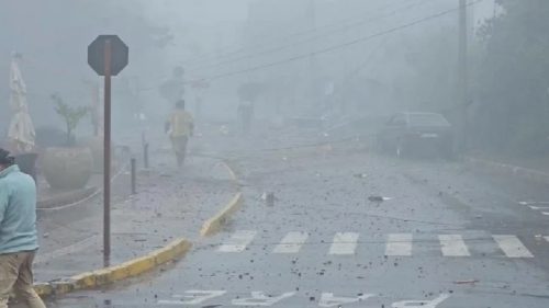 Imagem referente a O que se sabe até o momento sobre a queda de um avião no Centro de Gramado