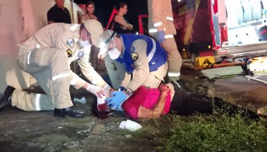 Imagem referente a Mulher é espancada no bairro Guarujá; Agressor foi preso pela PM