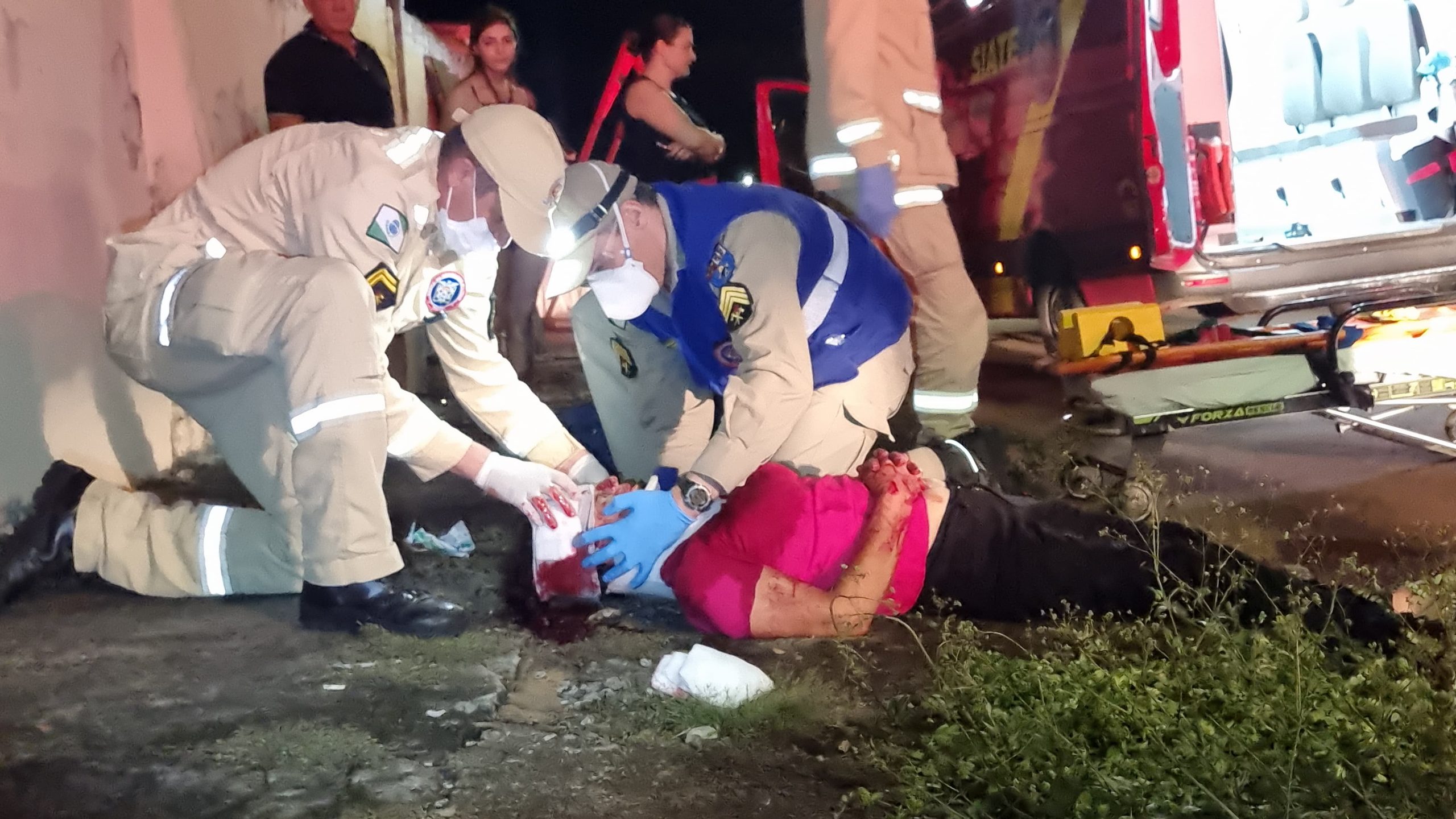 Imagem referente a Mulher é espancada no bairro Guarujá; Agressor foi preso pela PM