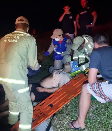 Imagem referente a Jovem sofre escalpelamento em 1/3 do couro cabeludo após capotar quadriciclo na BR-277