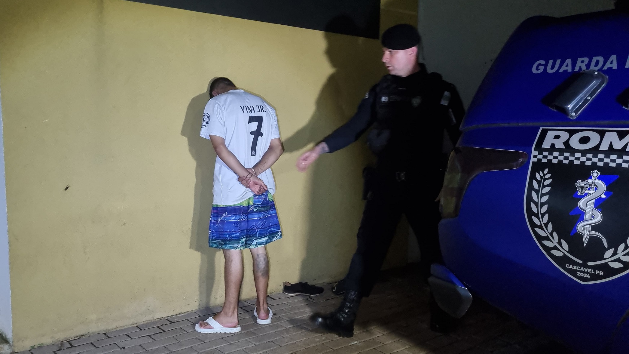 Torcedor do Vini Jr. é preso pela ROMU durante ação contra tráfico de drogas no Centro