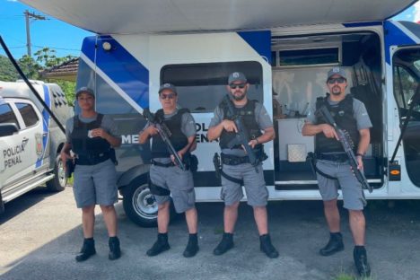 Imagem referente a Polícia Penal intensifica fiscalização de monitorados com tornozeleira eletrônica no verão