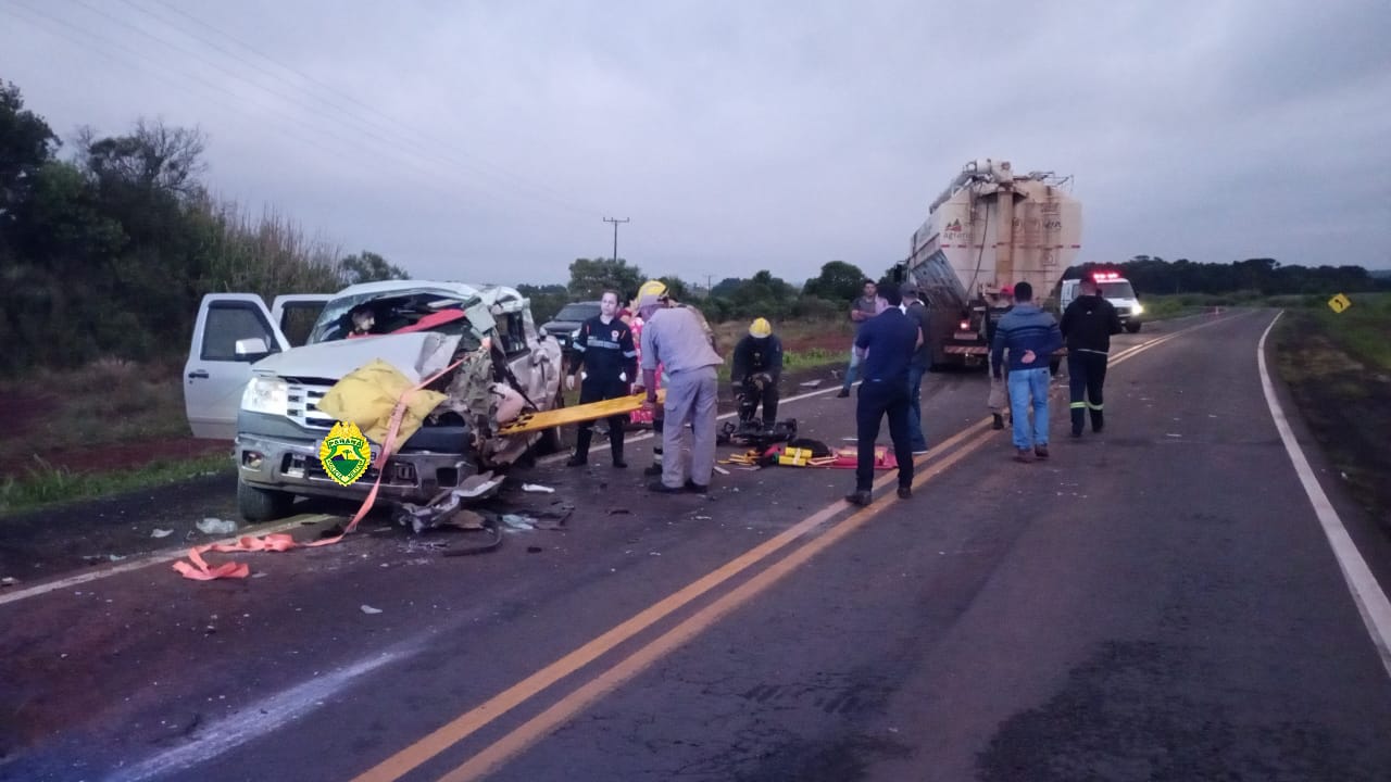 Grave colisão na PR-170 deixa motorista em estado crítico