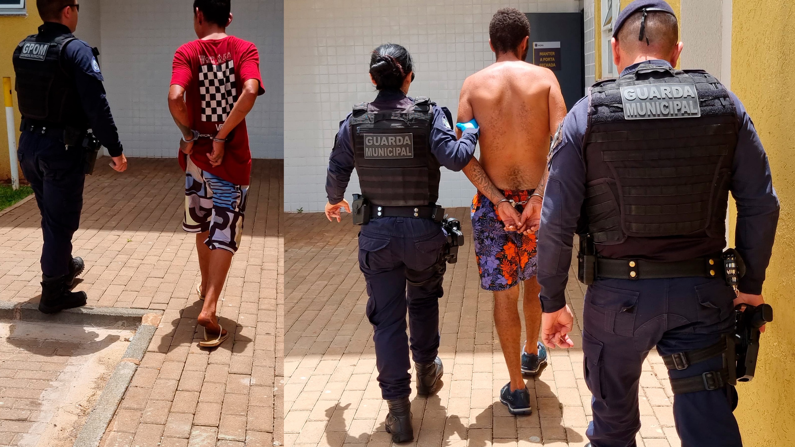 GM detém dois homens por perturbação e ameaça em loja na Avenida Brasil
