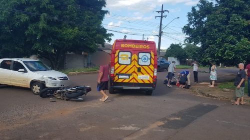 Imagem referente a Colisão entre Celta e Twister deixa jovem ferido no Bairro Universitário