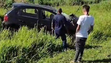 Imagem referente a Colisão entre Gol e ônibus deixa dois mortos na BR-277 em Laranjeiras do Sul