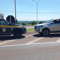 Imagem referente a PRF de Catanduvas recupera Caminhonete Hilux de Cascavel, furtada esta madrugada em Itapoá/SC