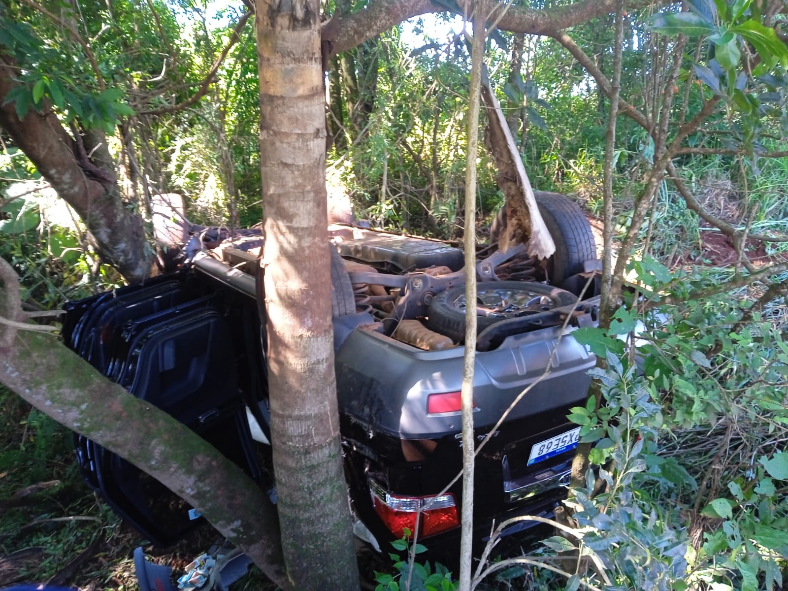 Veículo de Marechal se envolve em acidente na PRC-280 em Renascença