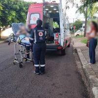 Imagem referente a Idosa de 78 anos socorrida por Samu após queda em casa no Bairro Universitário