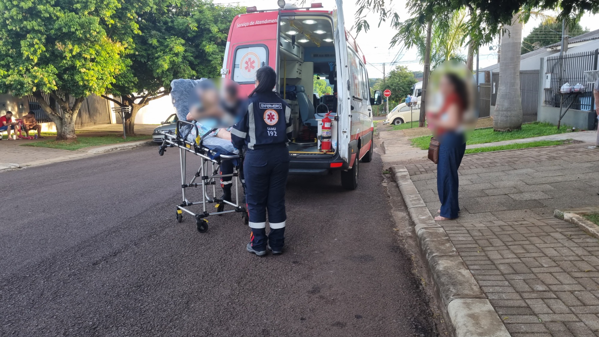 Idosa de 78 anos socorrida por Samu após queda em casa no Bairro Universitário