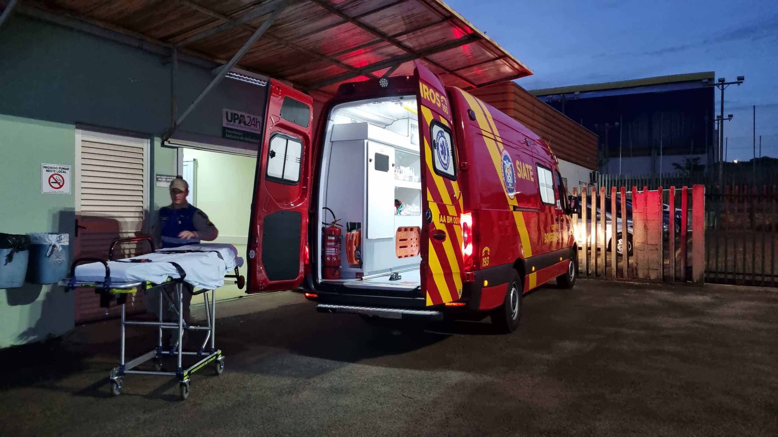 Idosa é atropelada por Marea no Cascavel Velho