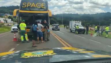 Imagem referente a Acidente fatal em Laranjeiras do Sul: idosos morrem em colisão na BR-277