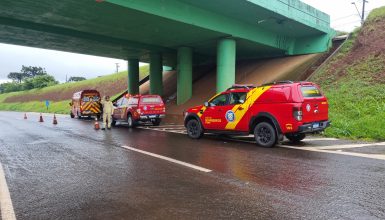 Imagem referente a Jovem fica em estado grave após cair do viaduto da Avenida Rocha Pombo