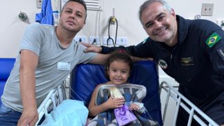 Transfusão de sangue imediata no local do acidente salvou vida de criança de 5 anos