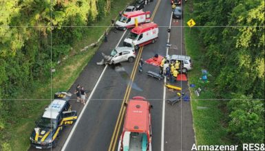 Imagem referente a Nova tragédia: Acidente grave interdita BR-282 no oeste catarinense e resulta em mortes