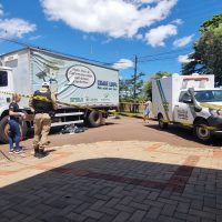 Imagem referente a Mulher que morreu atropelada por caminhão de recicláveis é identificada