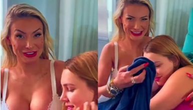 Imagem referente a Polêmica! Andressa Urach e nora na Privacy: ‘Seu namorado está bravo? A sogra te consola’