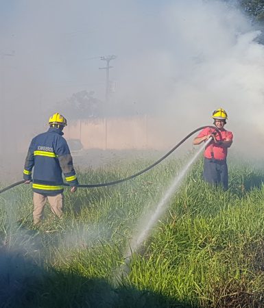 Imagem referente a Fumaça de incêndio prejudica visibilidade na BR-369 e Bombeiros são mobilizados 