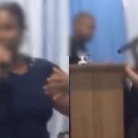 Imagem referente a Barraco gospel: mulher interrompe culto para denunciar traição do marido pastor