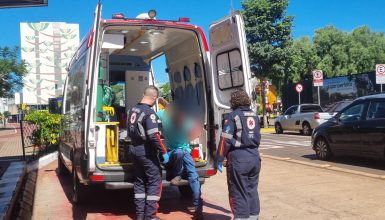 Imagem referente a Homem em surto mobiliza equipe do Samu na Avenida Brasil