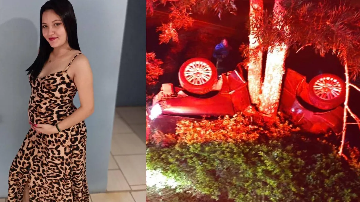 Jovem que morreu em acidente na PR-487 estava grávida de sete meses Jovem que morreu em acidente na PR-487 estava grávida de sete meses