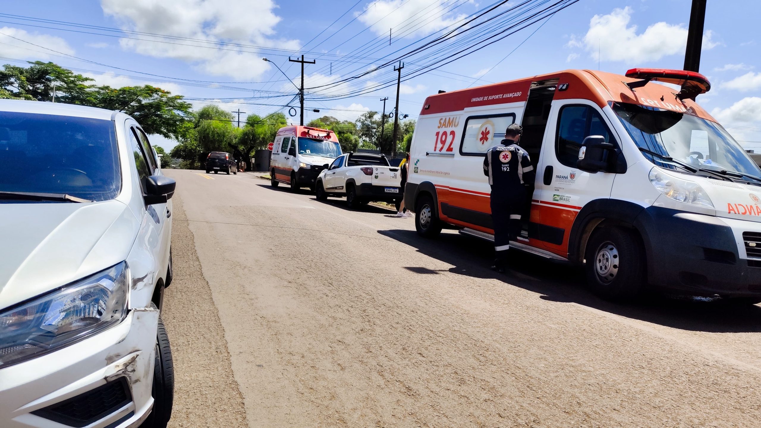 Motorista passa mal e colide contra Gol no São Cristóvão