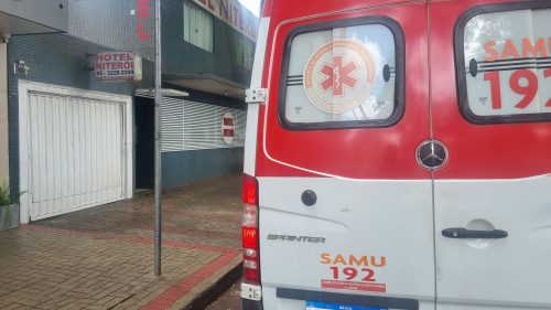 Imagem referente a Mulher tem crise convulsiva em hotel no Centro de Cascavel