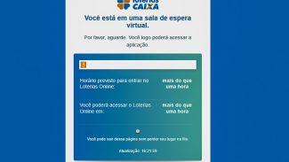 Mega da Virada: site Loterias Caixa tem fila de espera para apostar