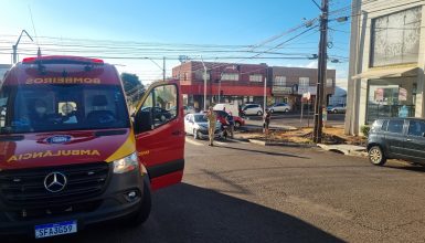 Imagem referente a Batida envolve em Vectra e Fiorino na Avenida Carlos Gomes