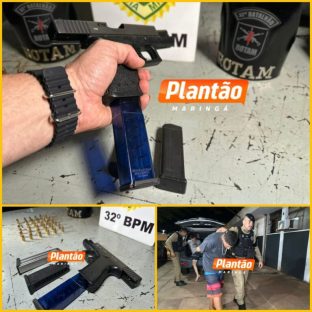 Imagem referente a Quatro homens são presos por receptação e porte ilegal de arma