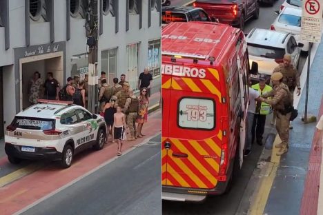 Imagem referente a Homem em surto psicótico é contido após invadir apartamentos em Balneário Camboriú