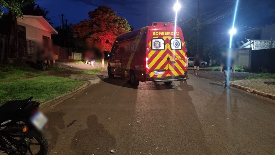 Mulher fica ferida em acidente no Clarito