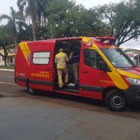 Imagem referente a Homem cai de escada e fica ferido na Av. Barão do Rio Branco